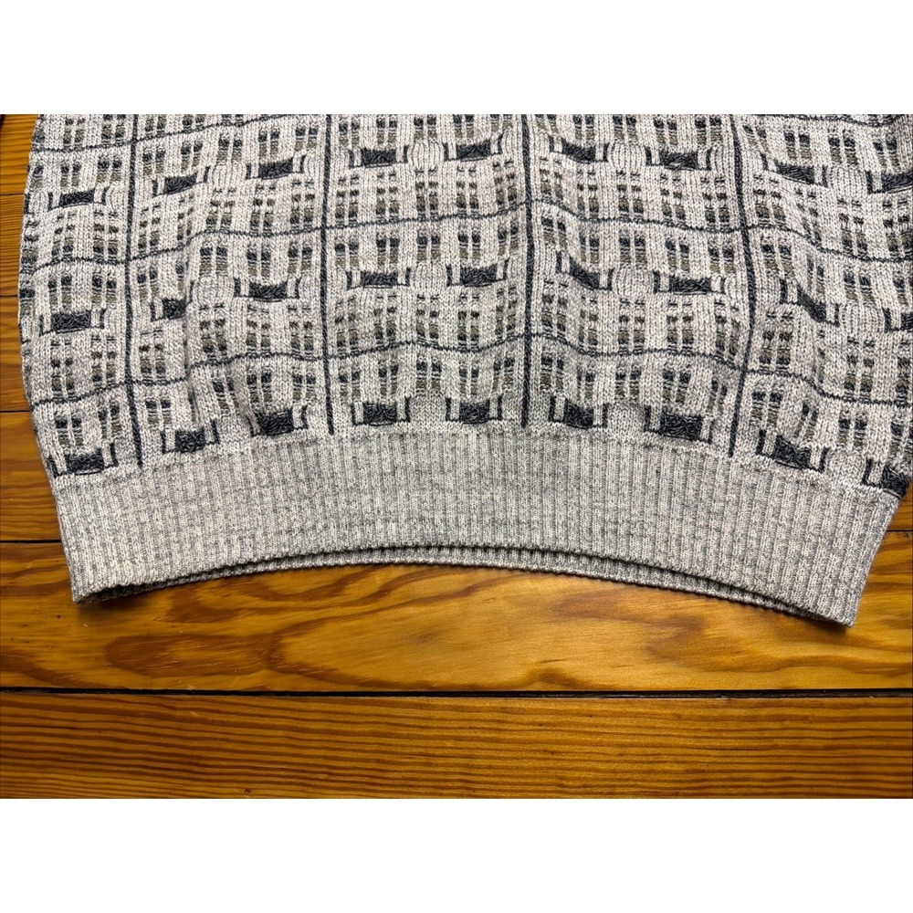 Vintage St Johns Bay Crewneck Knit Pullover Sweater Grandpa 90s Cotton Large - Picture 6 of 10
